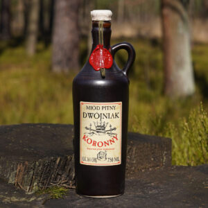 Miód pitny dwójniak Koronny butelka ceramiczna 750 ml