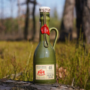 Miód pitny dwójniak Maliniak w butelce ceramicznej 250 ml