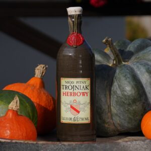 Miód pitny trójniak Herbowy butelka ceramiczna 750 ml