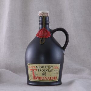 Miód pitny trójniak Trybunalski butelka ceramiczna 750ml