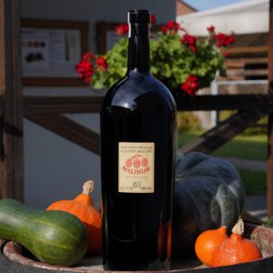 Miód pitny dwójniak Maliniak w szklanej butelce 5 litrowej