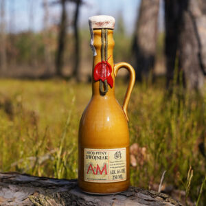 Miód pitny dwójniak AM w butelce ceramicznej 250ml