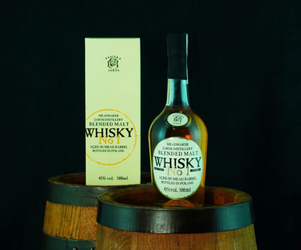 Whisky No1 blended malt, non-chill filtered, butelka 500ml - obrazek 2