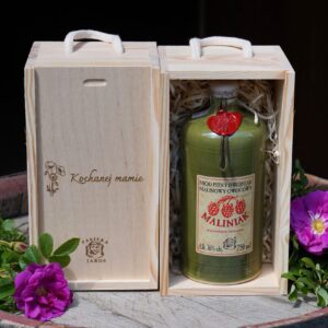 Zestaw na Dzień mamy z nadrukiem – dwójniak Maliniak 750ml