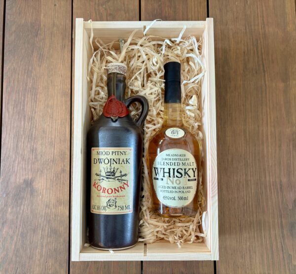 Zestaw z Koronnym i whisky
