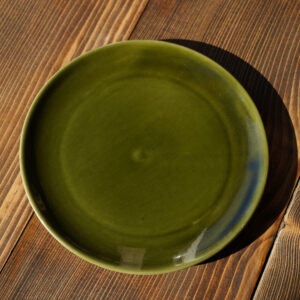 Talerz ceramiczny 22cm - zielony