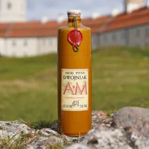 Miód pitny dwójniak AM butelka ceramiczna 750 ml