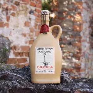 Półtorak butelka ceramiczna