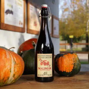 Miód pitny dwójniak Maliniak perlisty 750ml