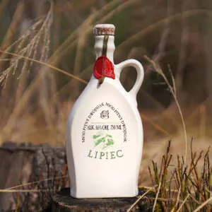 Miód pitny dwójniak Lipiec w butelce ceramicznej 750 ml
