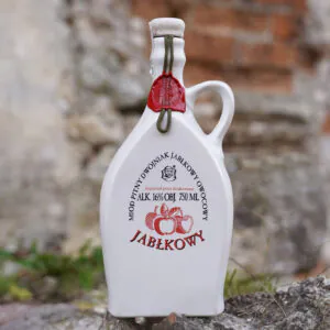 Miód pitny dwójniak Jabłkowy w butelce ceramicznej 750 ml