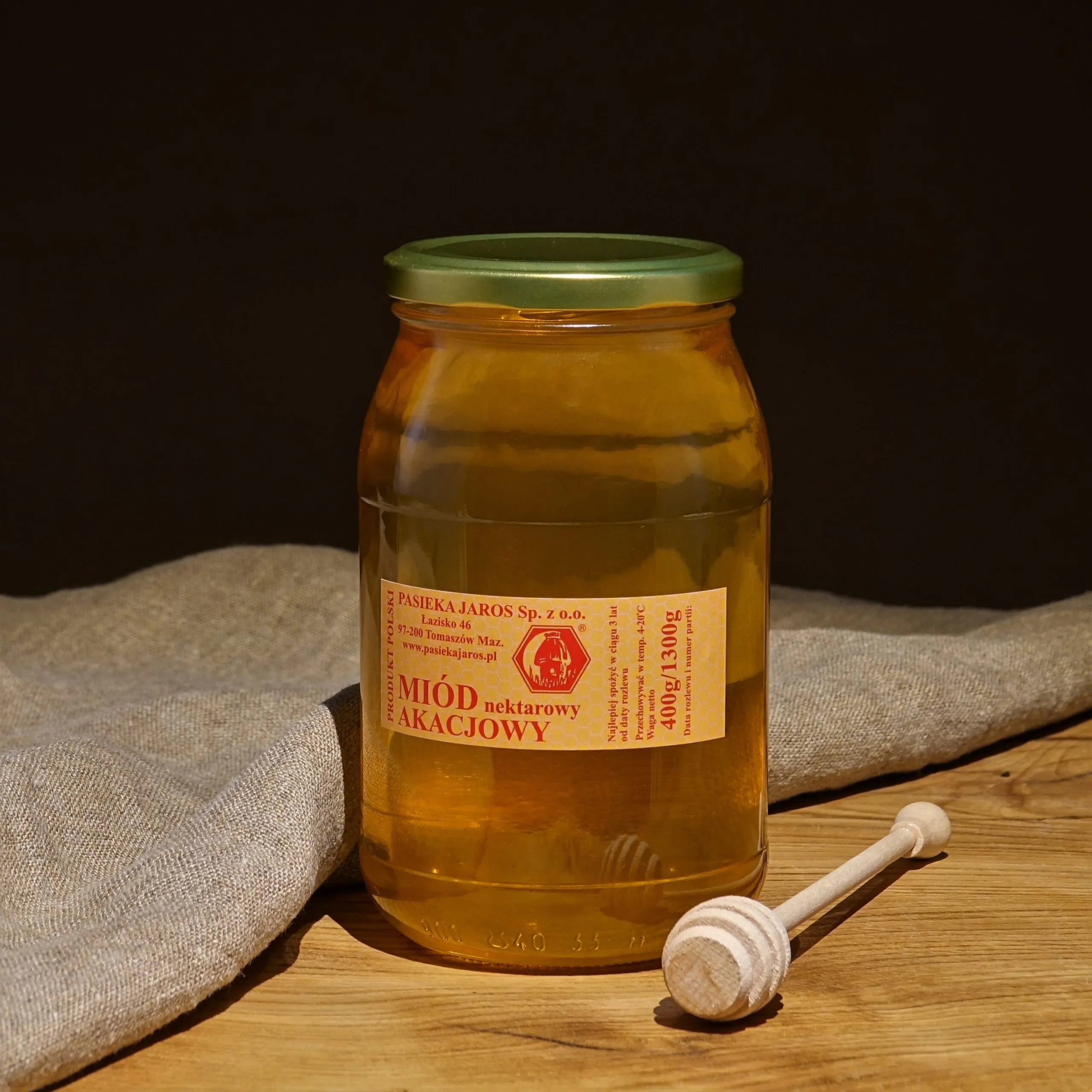 Miód pszczeli akacjowy 1300g
