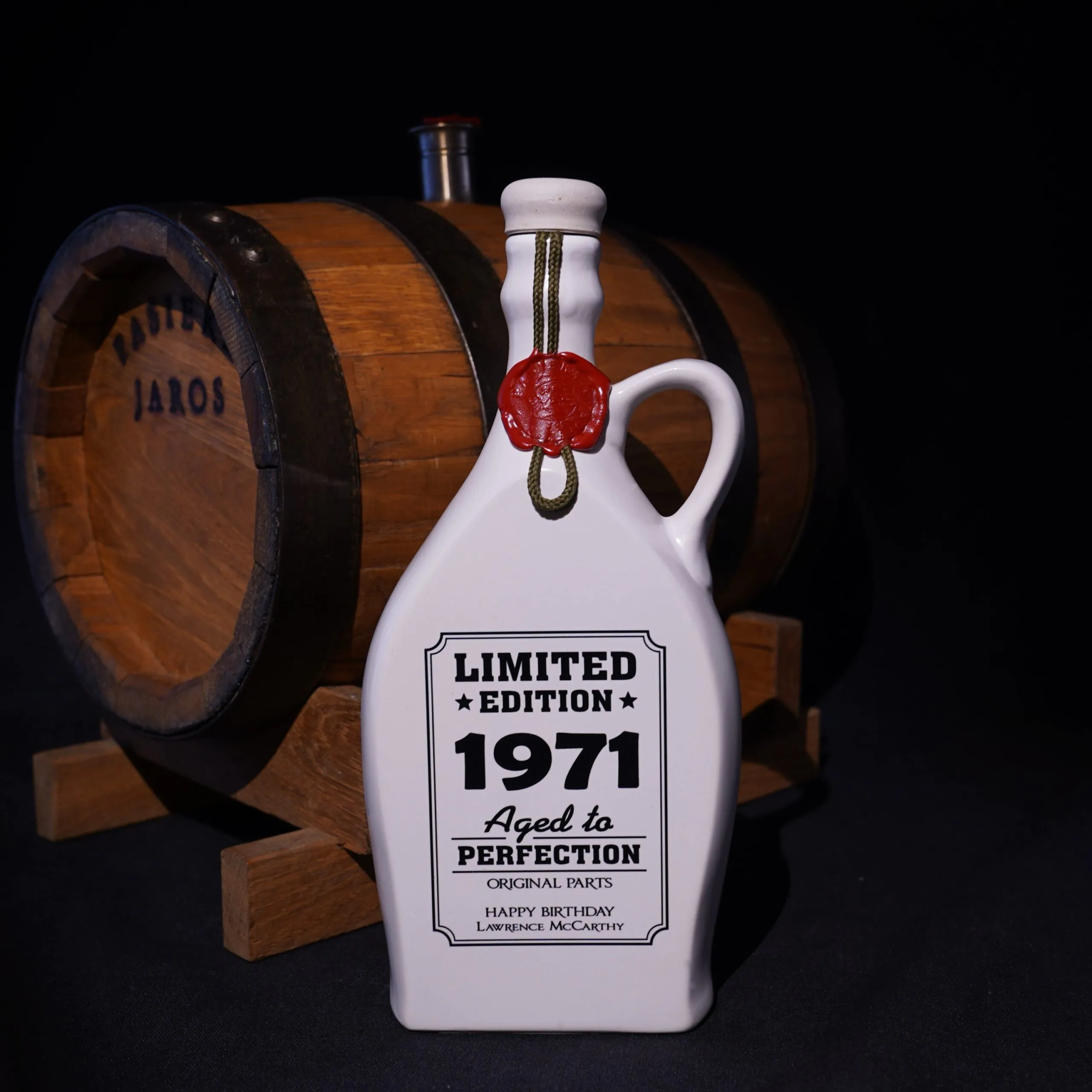 Personalizowana butelka ceramiczna – URODZINY - obrazek 2