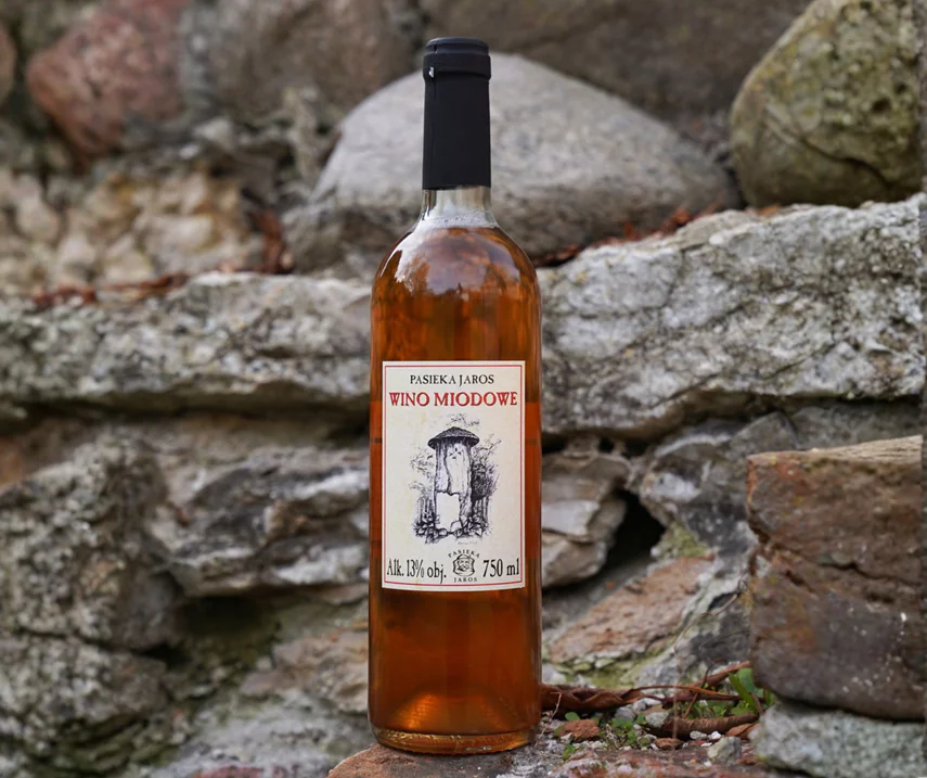 Wino miodowe - butelka szklana 750ml