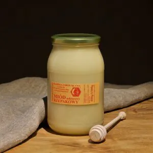 Miód pszczeli rzepakowy 1300g