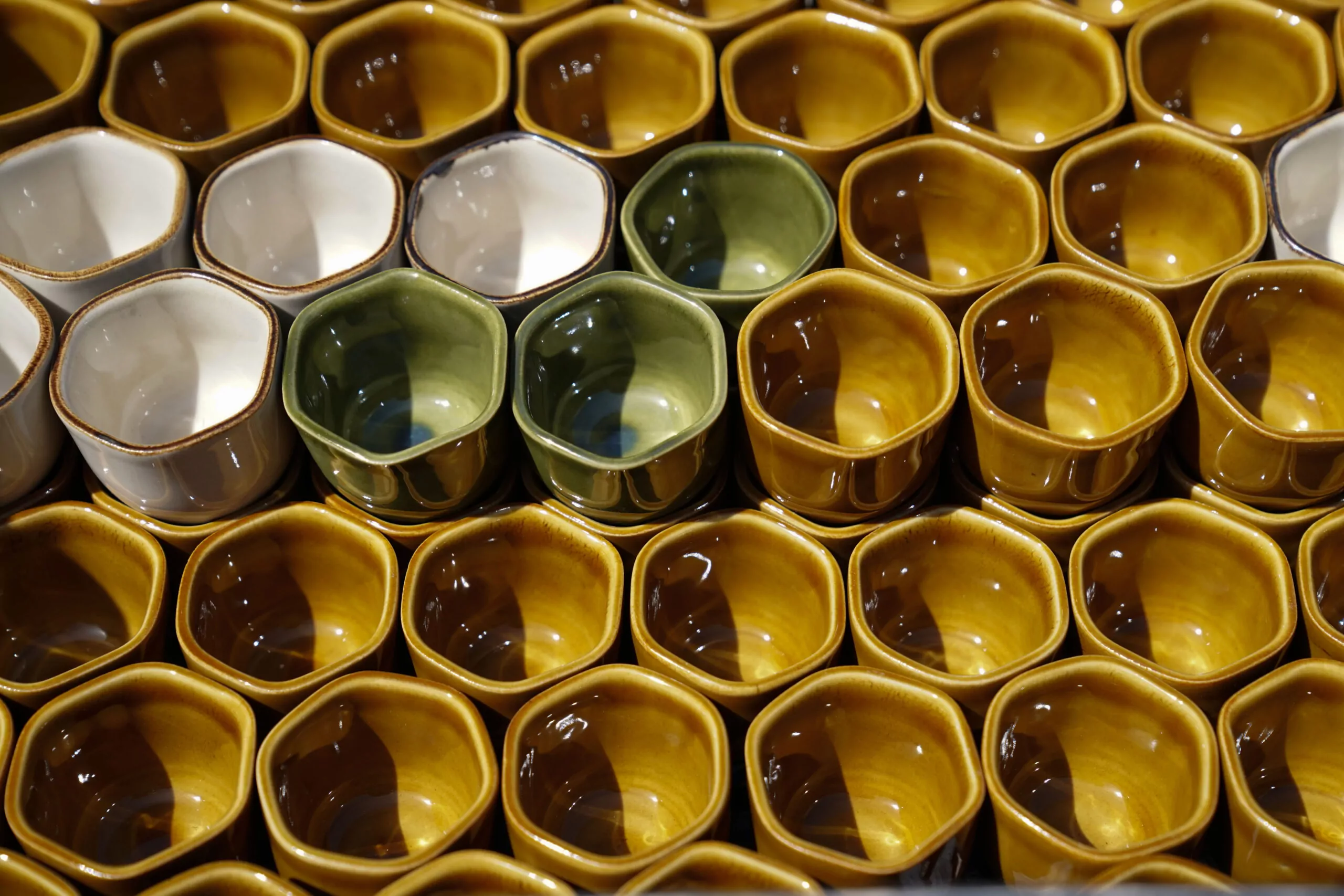 kieliszki ceramiczne