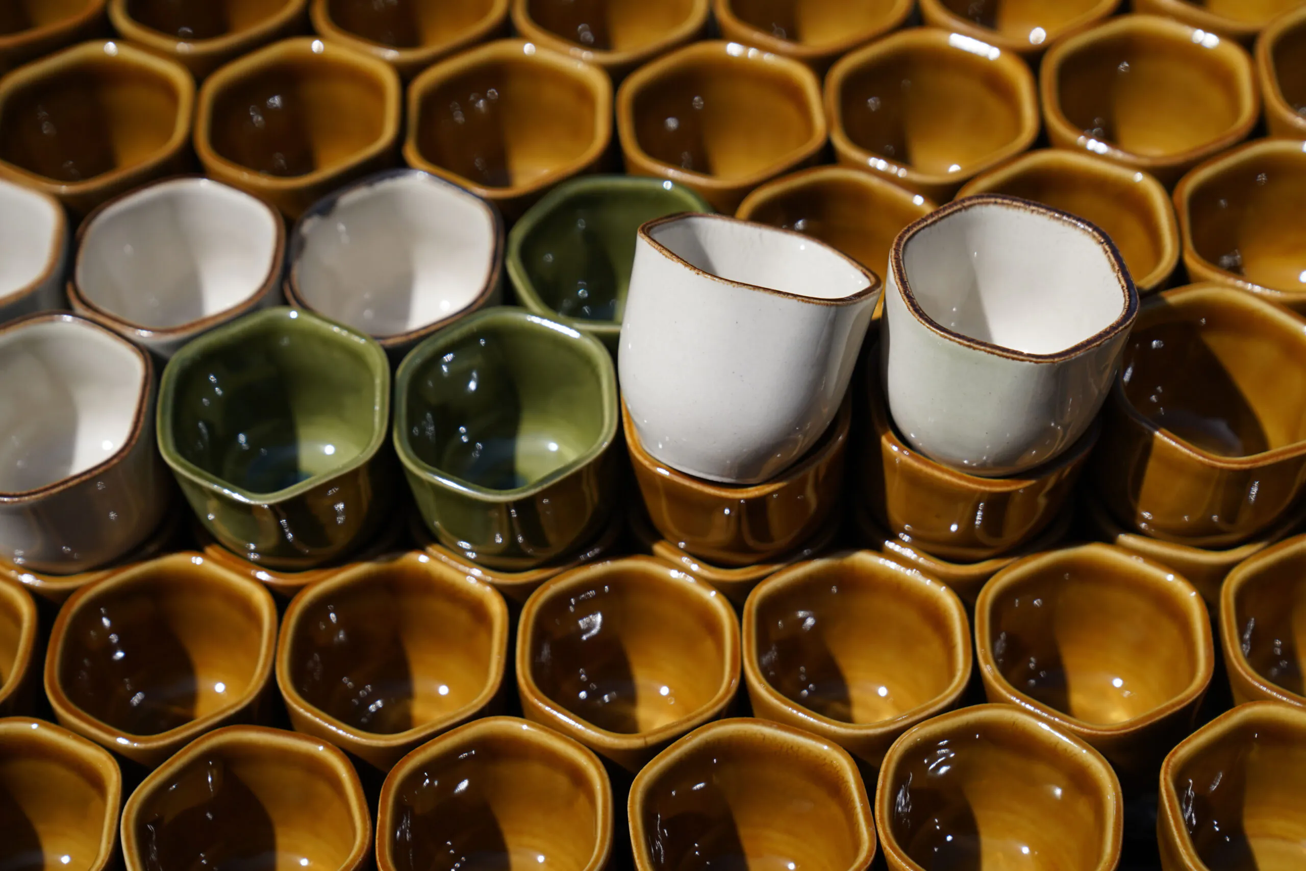 kieliszki ceramiczne